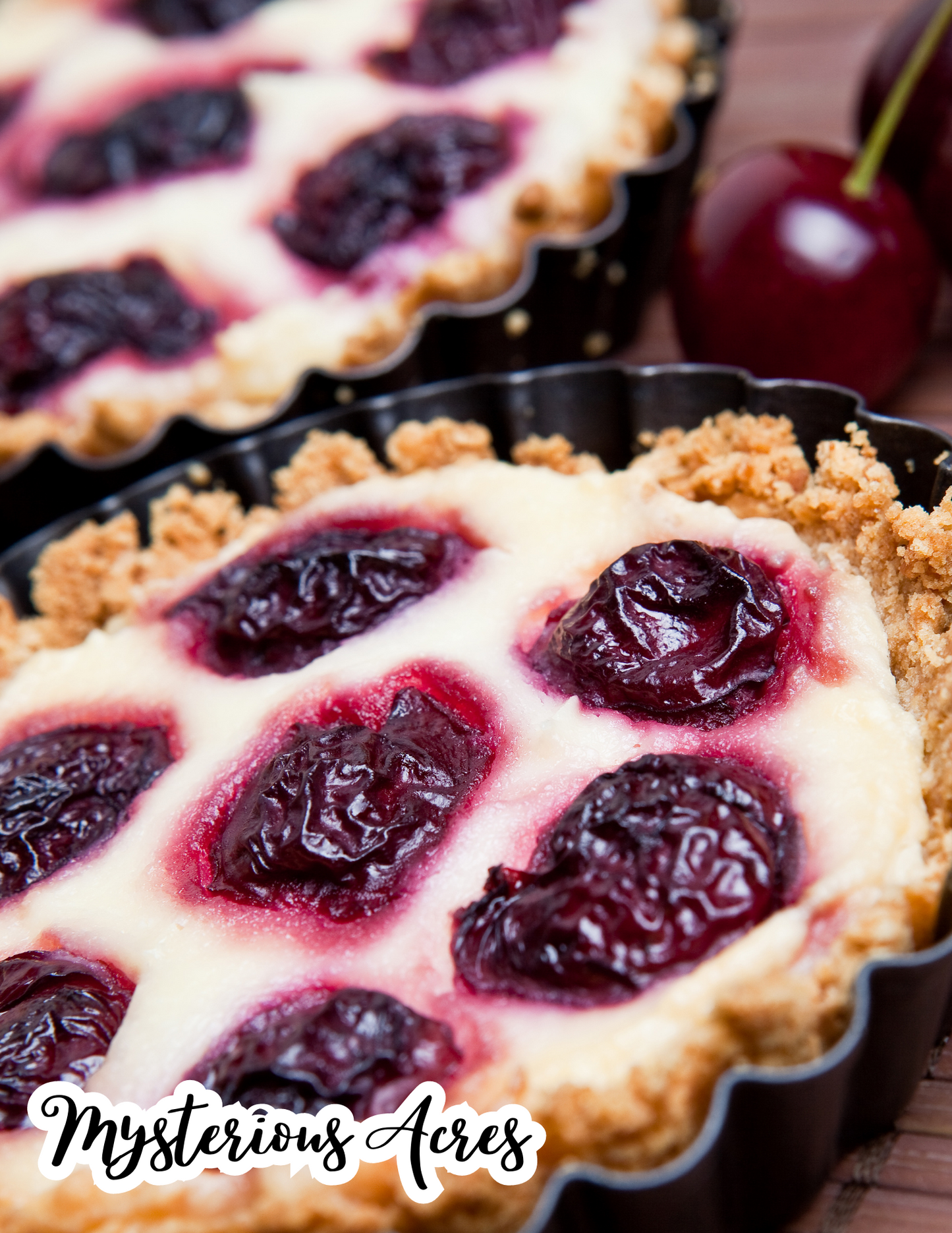 Cherry Almond Cheesecake