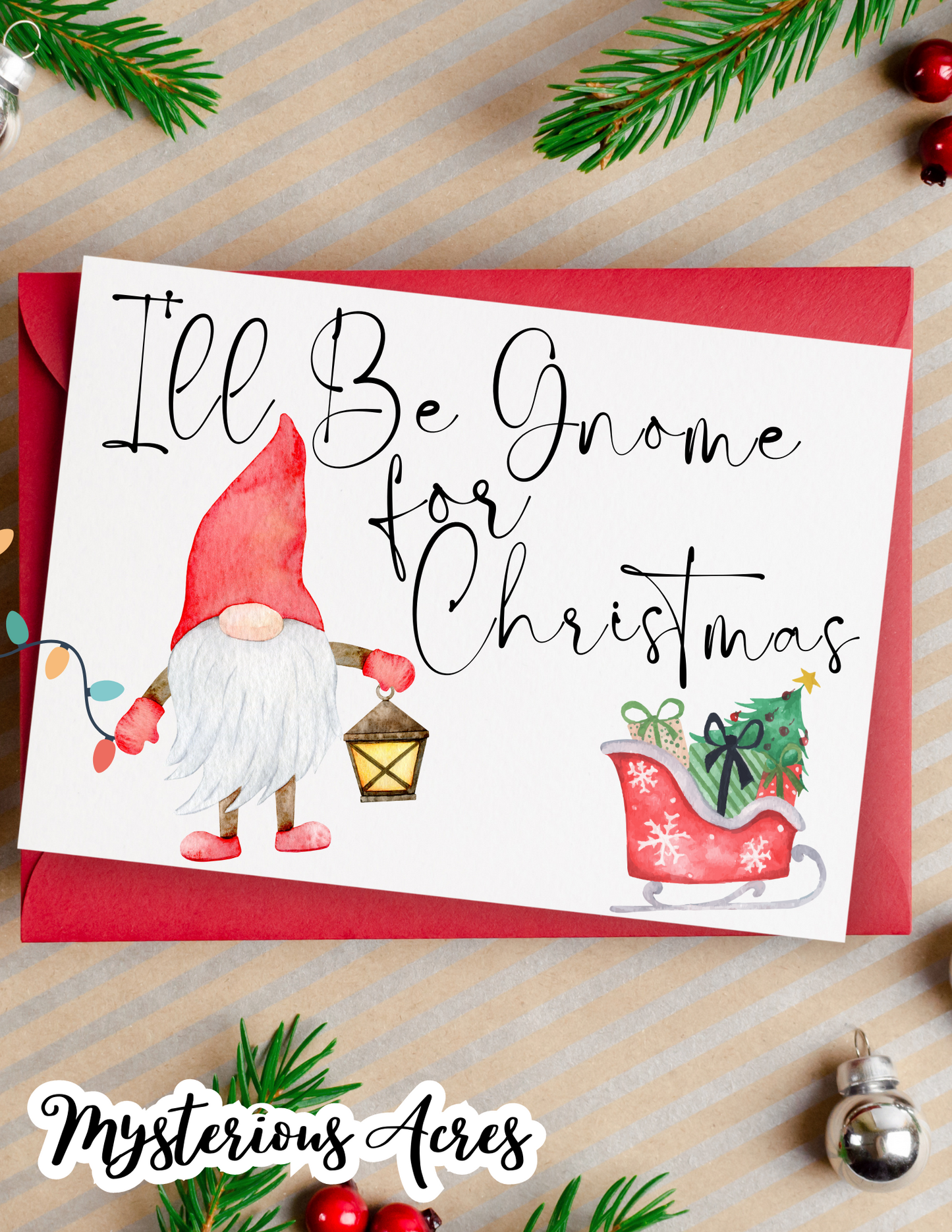I'll Be Gnome for Christmas