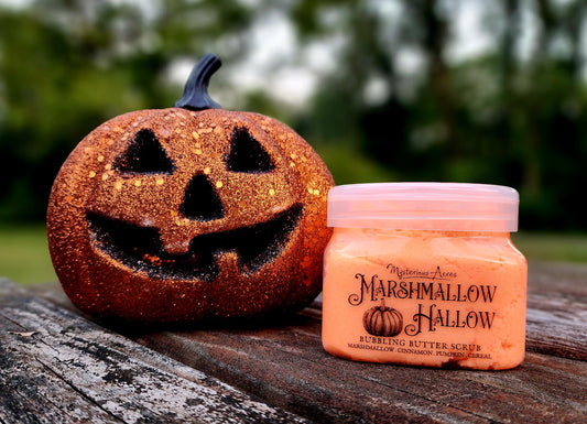 Marshmallow Hallow in a Bubbling Butter Scrub ❦