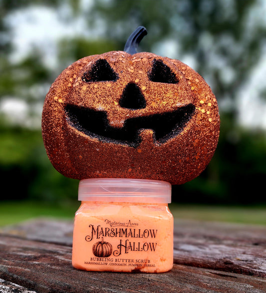 Marshmallow Hallow in a Bubbling Butter Scrub ❦