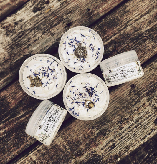 Angry Tea Party Bubbling Butter Scrub ❦
