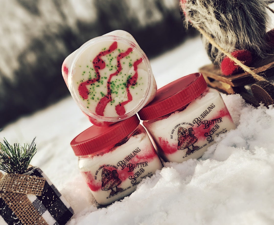 Holiday Lookin Like a Snack Bubbling Butter Scrub ❦