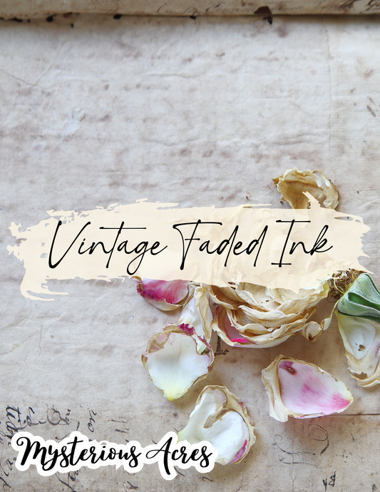 Vintage Faded Ink