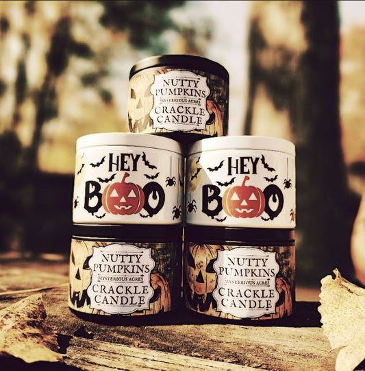 Nutty Pumpkins Crackle Candle ❦