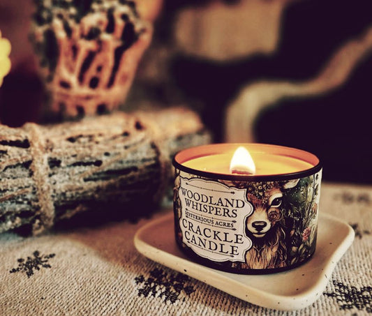 Woodland Whispers Crackle Candle ❦